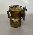 Antique Auto-Lite Carbide Coal Mining Helmet Lamp