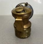 Antique Auto-Lite Carbide Coal Mining Helmet Lamp