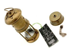 Brass Mining Oil Lamp - Nautical Decor Gift