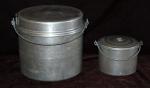 Vintage Coal Miner's Lunch Pails Set of 3