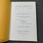 Coal Mining Volume 1 by Jones and Hunt, 1952