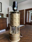 Koehler Antique Coal Miners Lamp - Steampunk Décor