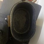 Vintage Tin Coal Miners Lunch Pail and Bucket