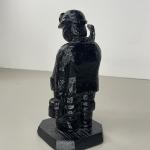 Vintage Hand-Carved Virginia Coal Miner Figurine 7.5”