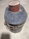 Vintage Steel Coal Miner's Lunch Pail Set