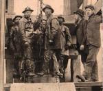 Vintage Coal Miners Bucket Postcard - 1906