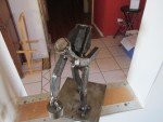 Coal Miner Backpack with Real Coal & Dinner Bucket