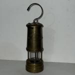 Vintage Brass Miners Lamp - Aberaman Colliery, Wales