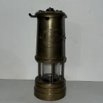 Vintage Brass Miners Lamp - Aberaman Colliery, Wales