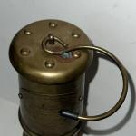Vintage Brass Miners Lamp - Aberaman Colliery, Wales