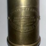 Vintage Brass Miners Lamp - Aberaman Colliery, Wales