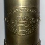 Vintage Brass Miners Lamp - Aberaman Colliery, Wales