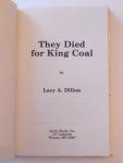 They Died For King Coal: WV Mining Disasters
