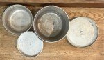 Vintage Coal Miners Lunch Bucket Set of 2