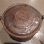 Vintage Coal Miner Tin Lunch Pail Bucket