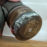 Vintage JUSTRITE Brass Carbide Miner Cap Lamp