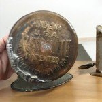 Vintage JUSTRITE Brass Carbide Miner Cap Lamp
