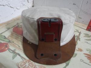 Vintage Coal King Canvas/Leather Miners Cap Lamp