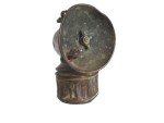 Vintage Brass Justrite Carbide Lamp for Miners