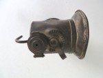 Vintage Brass Justrite Carbide Lamp for Miners