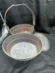 Buckeye Vintage Tin Coal Miner Meal Bucket