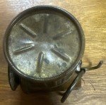 Vintage JUSTRITE Brass Carbide Coal Miner Lamp