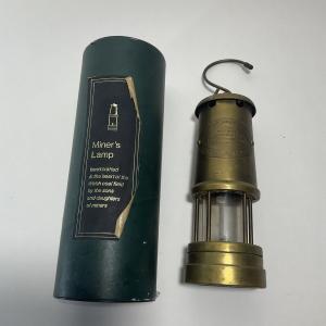Vintage British Coal Miners Lamp from Wales