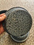 Antique Coal Miners Graniteware Lunch Bucket