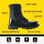 Men and Women's Thorogood GEN-Flex2 Side-Zip Black Boots