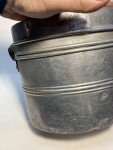 Vintage Aluminum Coal Miner Lunch Pail Set
