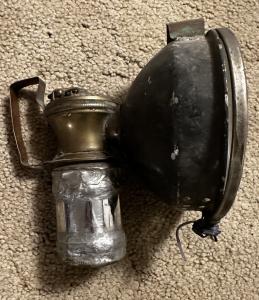 Universal Lamp Co. Auto-Lite Coal Miner Headlamp