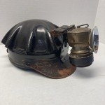 1930s Turtle Shell Cap Hat with Head Lamp