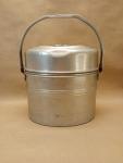 Vintage Buckeye Aluminum Coal Miner's Lunch Pail Set