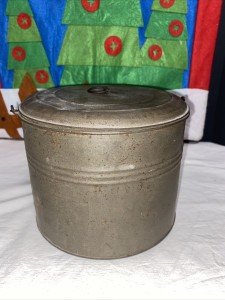 Vintage Coal Miners Lunch Pail with Lid