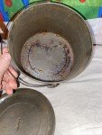 Vintage Coal Miners Lunch Pail with Lid