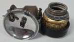 Vintage Coal Mining Brass Carbide Lamp & Tools
