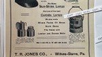 1912 Coal Mine Miner’s Supply Carbide Lamp Set