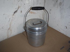 Vintage 4-Piece Coal Miner Lunchbox Set