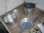 Vintage 4-Piece Coal Miner Lunchbox Set