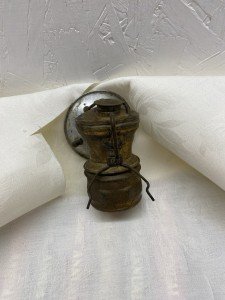 Brass Carbide Lamp for Coal Miners - Antique