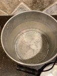 Vintage Coal Miners Lunch Bucket with Wooden Handle