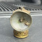 Vintage Brass Carbide Headlamp for Coal Miners