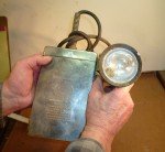 Early Edison Model K Coal Miners Lamp