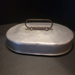 Vintage Coal Miners Aluminum Lunch Pail with Handles
