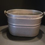Vintage Coal Miners Aluminum Lunch Pail with Handles