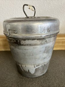 Vintage Wear-Ever Aluminum Coal Miner Lunch Pail
