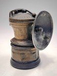 Vintage Autolite Brass Lamp Lantern for Coal Mining