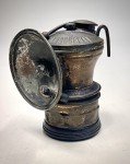 Vintage Autolite Brass Lamp Lantern for Coal Mining