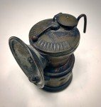 Vintage Autolite Brass Lamp Lantern for Coal Mining