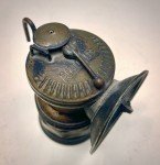 Vintage Autolite Brass Lamp Lantern for Coal Mining